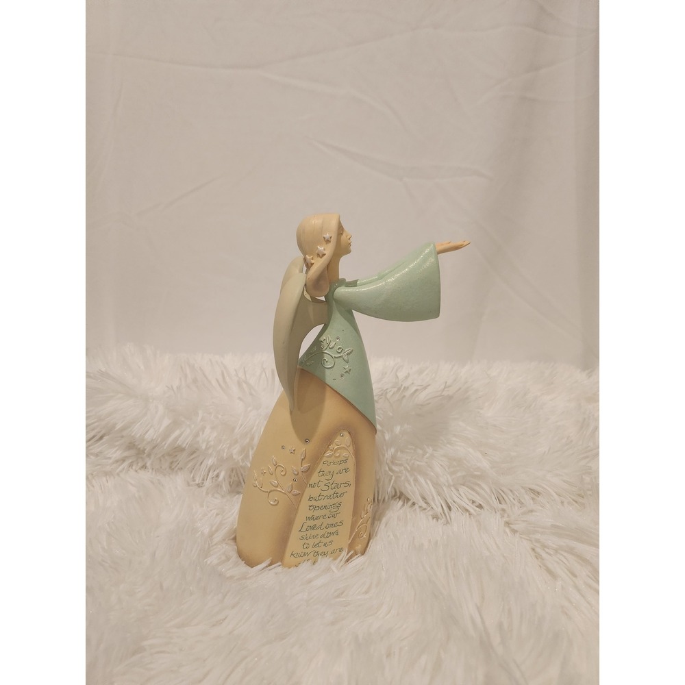 Enesco Foundations Angel Figurine 4014049 Karen Hahn Memorial Stars Quote 2009